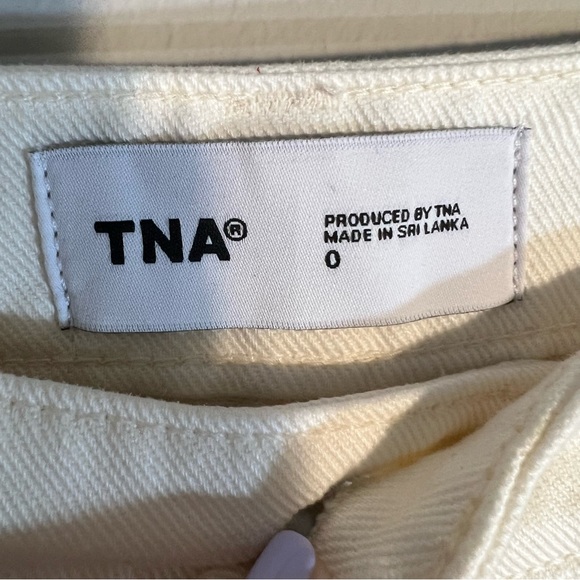 Aritzia TNA Groundwork Baggy Pants Size 0 Mid-Rise Barrel Leg Wide Fit - Picture 4 of 8